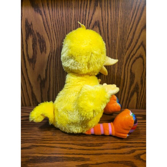 Sesame Street Big Bird Plush Toy 12" Rainbow Feet Yellow Soft Stuffed Animal - Picture 2 of 7